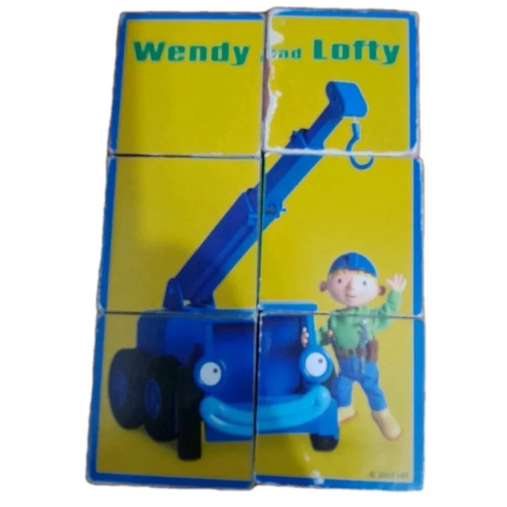 Bob the Builder Six Cube Puzzle in Carry Case
